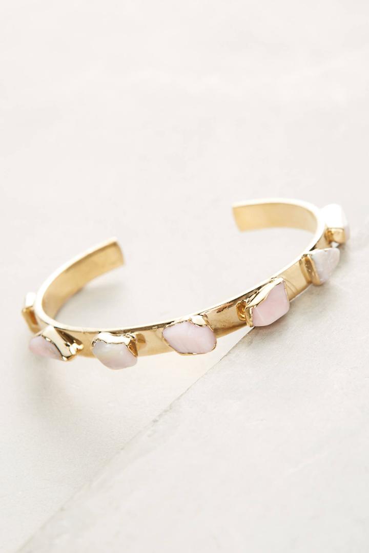 Dani Barbe Pink Opal Cuff Bracelet