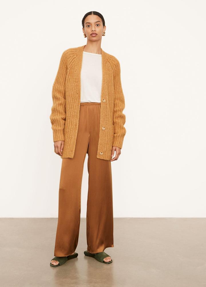 Vince Ribbed Pocket Cardigan