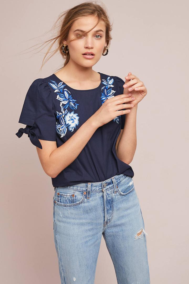 Ranna Gill Molly Embroidered Top