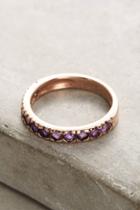 Arik Kastan Thin Amethyst Stacking Ring