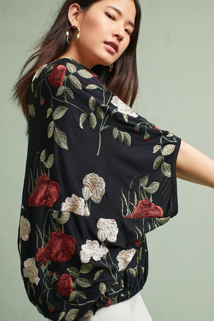 Akemi + Kin Allora Embroidered Top