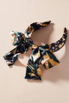 Anthropologie Bow-tied Tropical Headband