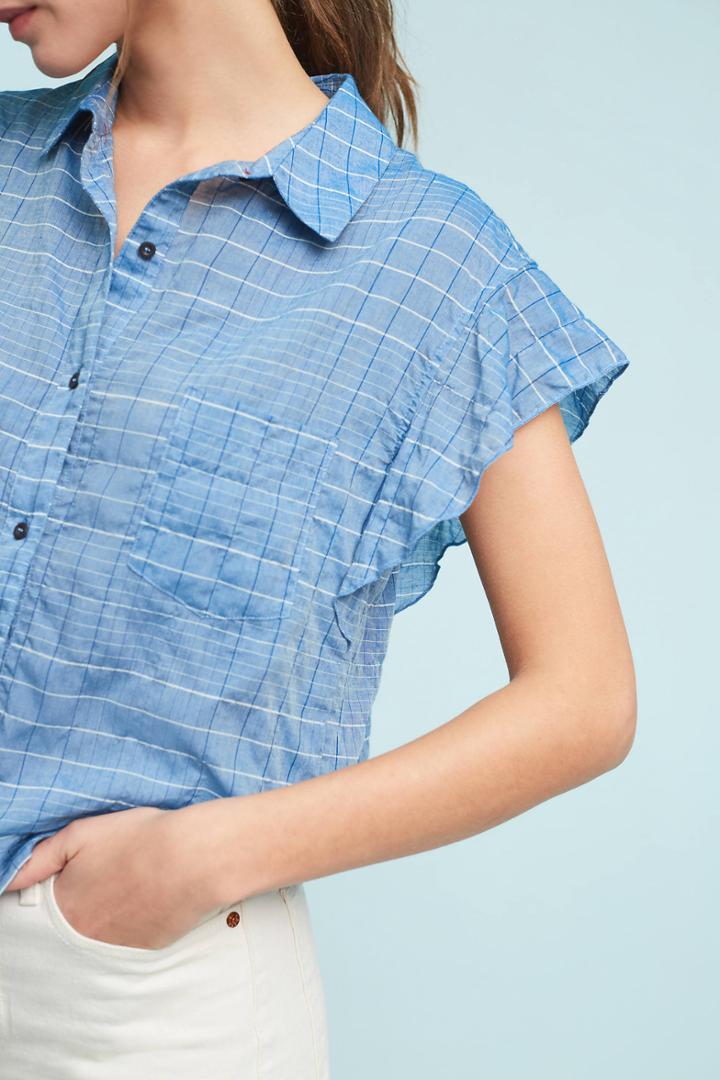 Dolan Left Coast Larissa Cross-hatch Buttondown
