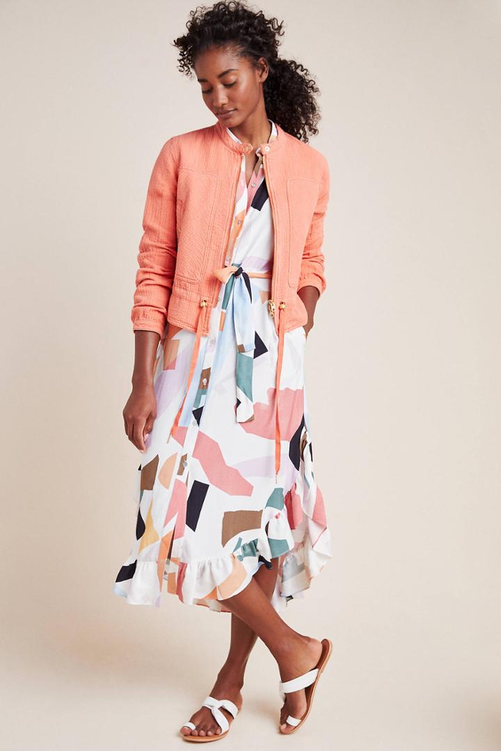 Anthropologie Joyce Textured Moto Jacket