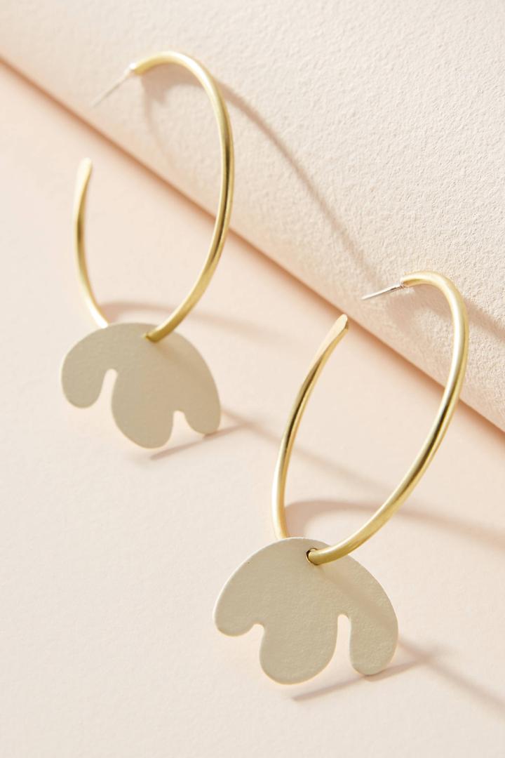 Sibilia Mod Charm Hoop Earrings