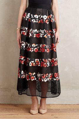 Sachin + Babi Poppy Field Ball Skirt