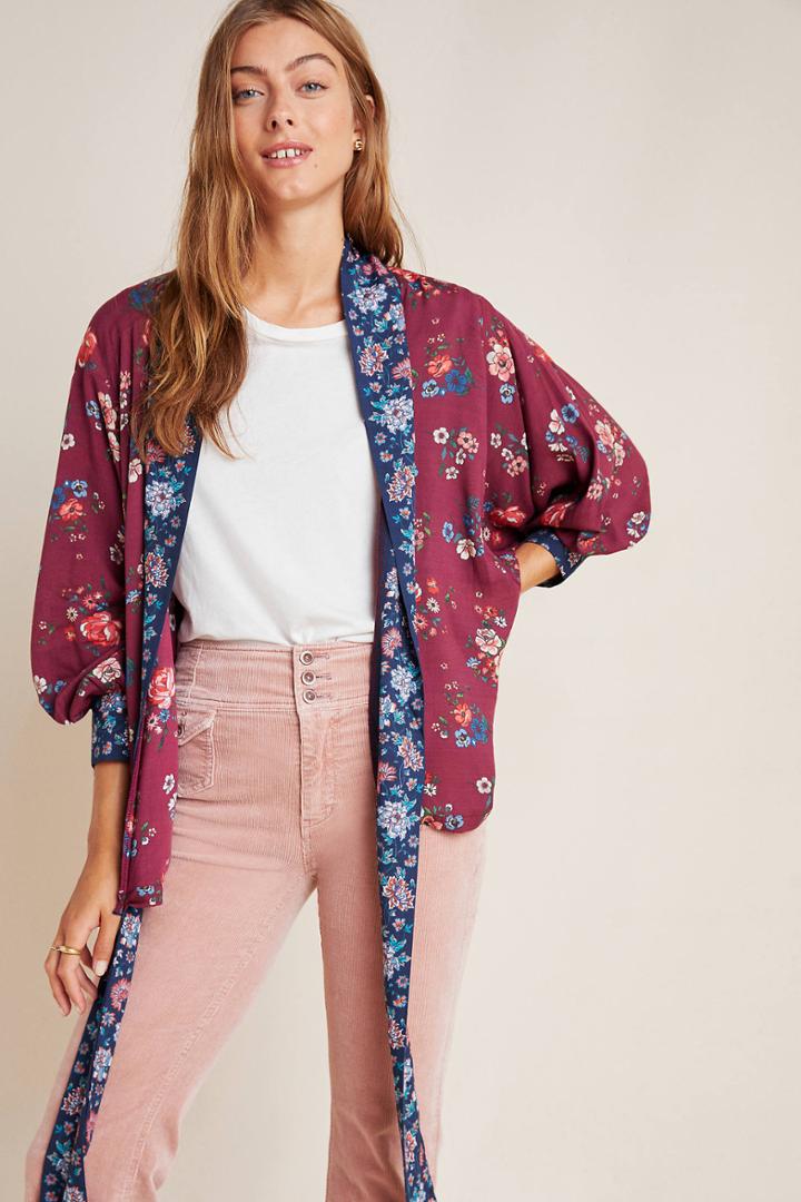 Tolani Tacie Tie-front Kimono