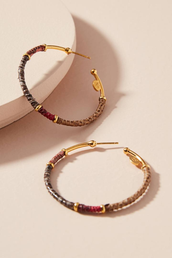 Gas Bijoux Aportorico Hoop Earrings