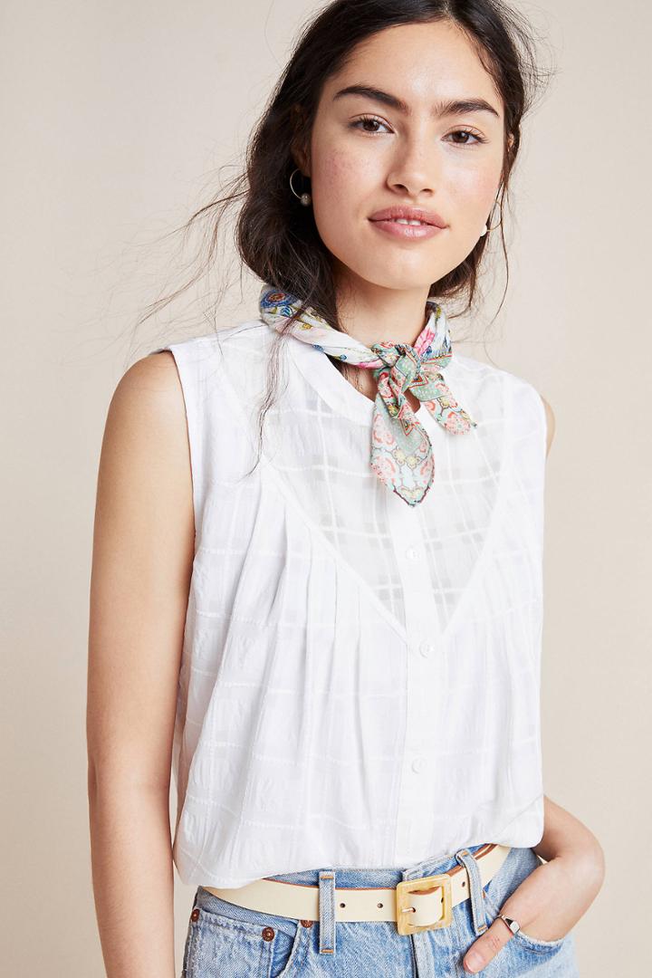 Current Air Piper Sleeveless Blouse