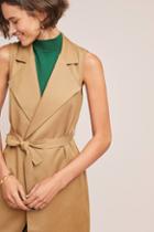 French Mauve Sleeveless Trench