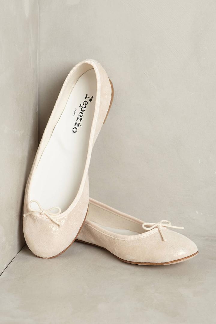 Repetto Cendrillon Metallic Ballet Flat
