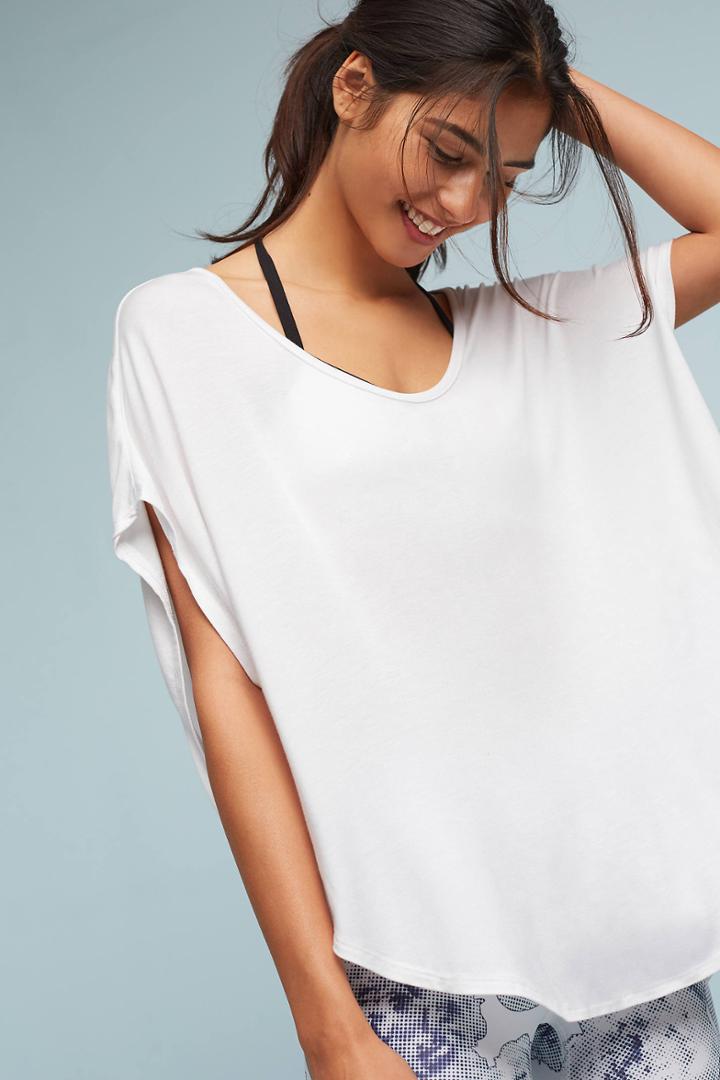 Beyond Yoga Bayside Scalloped Tee