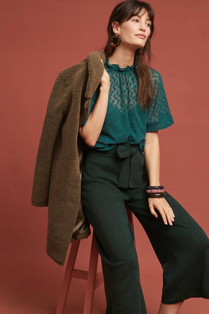 Featherbone Highbury Textured Blouse