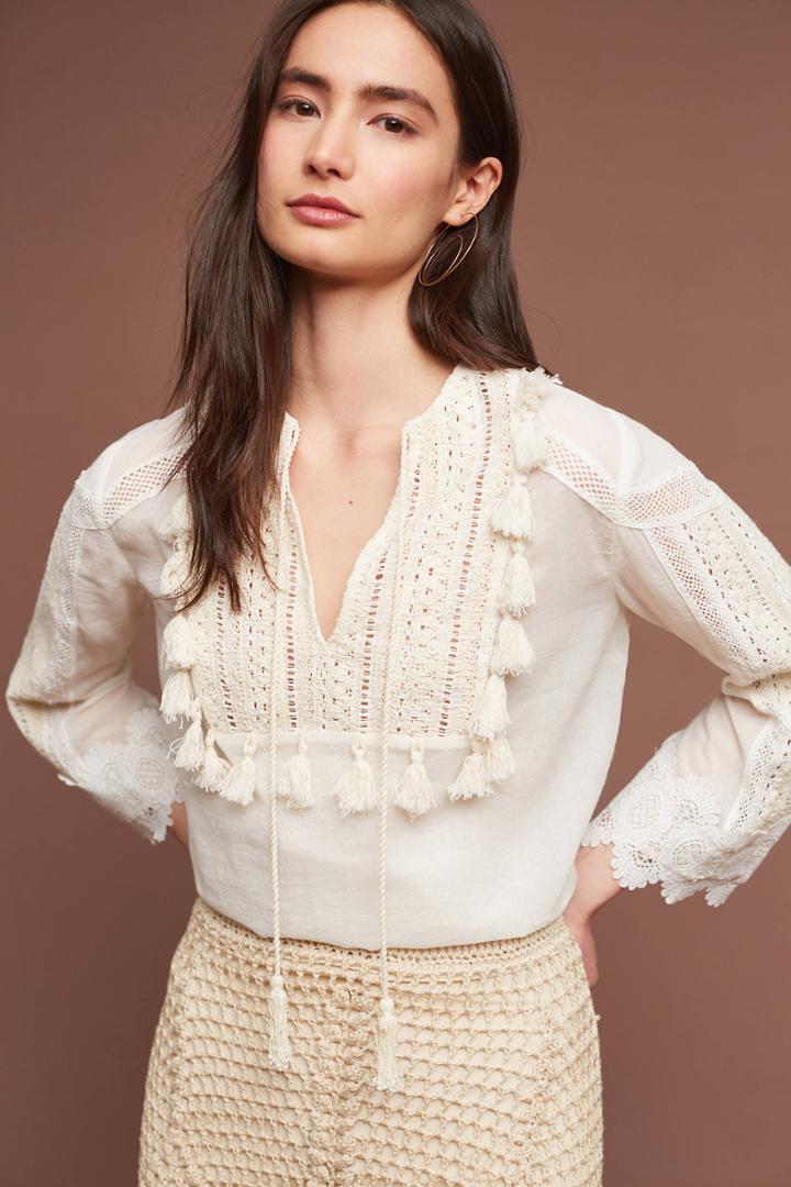 Love Sam Arya Peasant Top