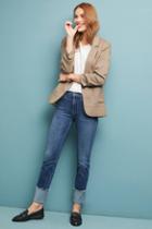 Mother The Ponyboy High-rise Frayed Ankle Jeans