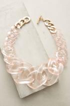 Anthropologie Looped Lucite Necklace