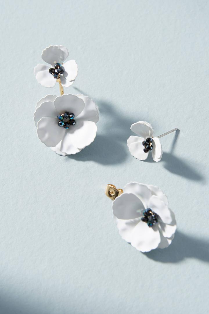 Anthropologie May Flowers Front-back Earrings
