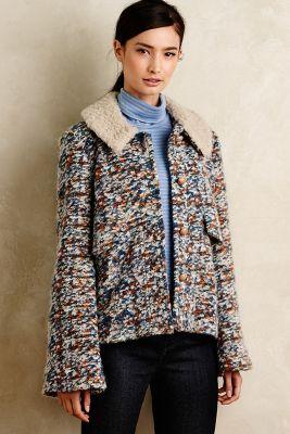 Tracy Reese Speckled Swing Jacket