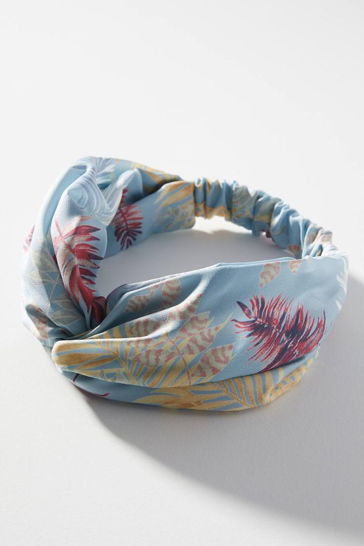 Anthropologie Silk Twist Headband