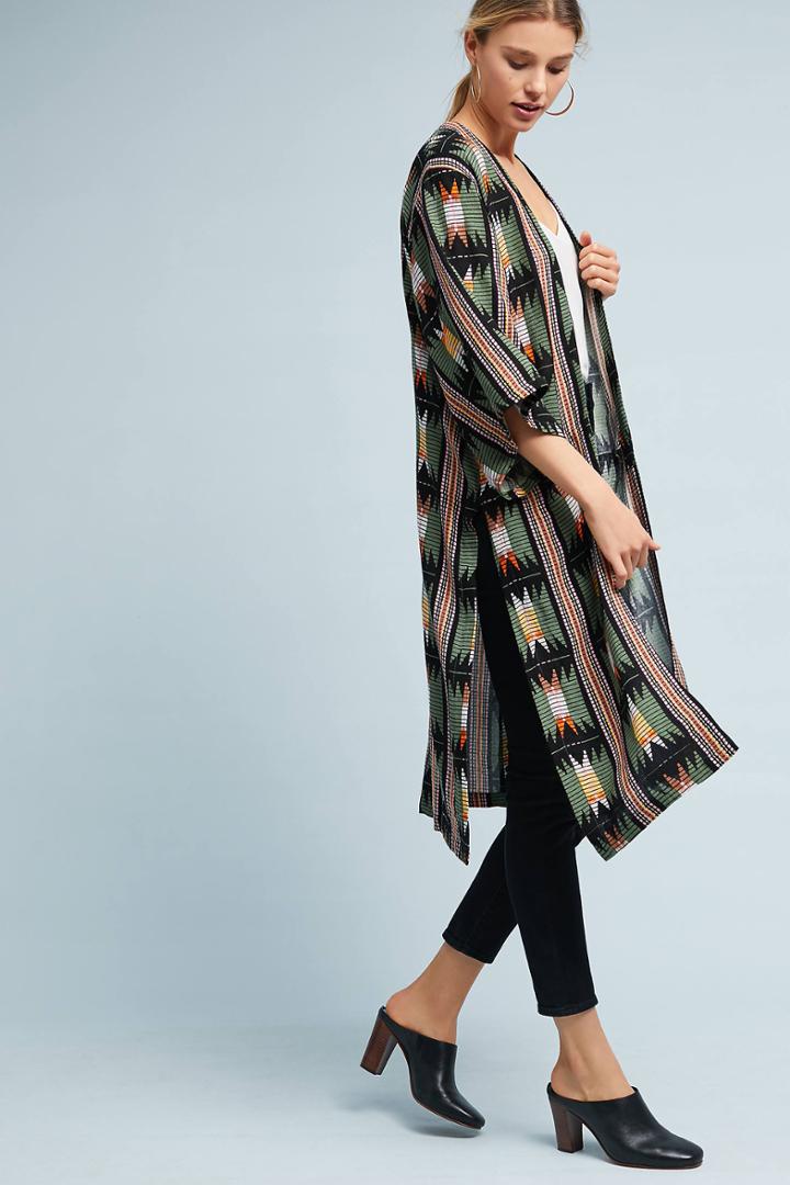 Bel Kazan Sage Kimono