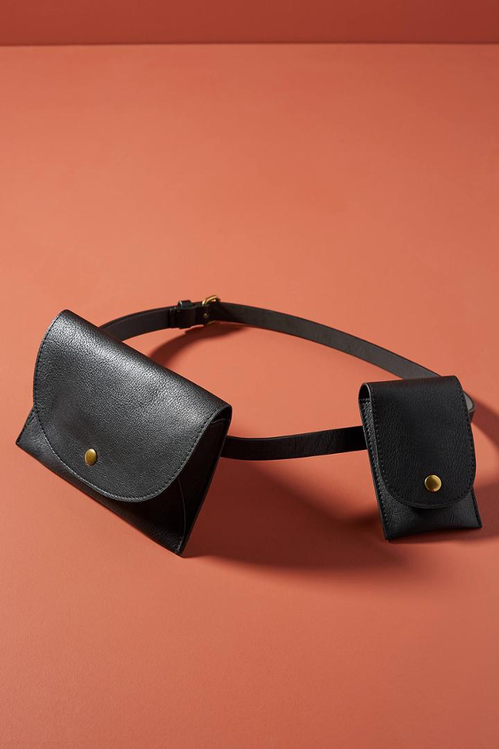 Linea Pelle Aria Double Belt Bag