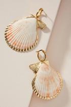 Amber Sceats Imogen 24k Gold-plated Shell Drop Earrings
