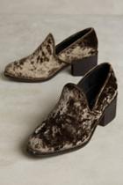 Jeffrey Campbell Velvet Smoking Slipper Heels