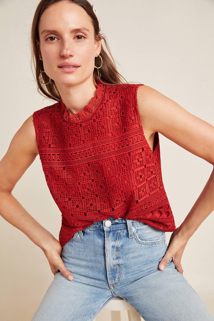 Daniel Rainn Lourdes Lace Top