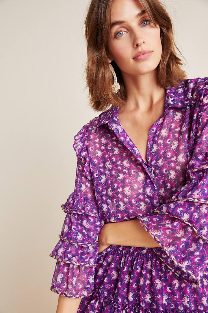 Misa Katie Floral Blouse