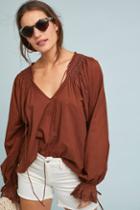 Kinga Csilla Esmeralda Peasant Top