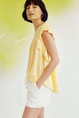 Deletta Fluttered Ina Top