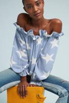Azulu Starry Off-the-shoulder Blouse