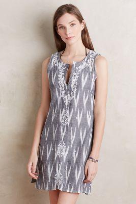 Subtle Luxury Tasseled Chambray Tunic