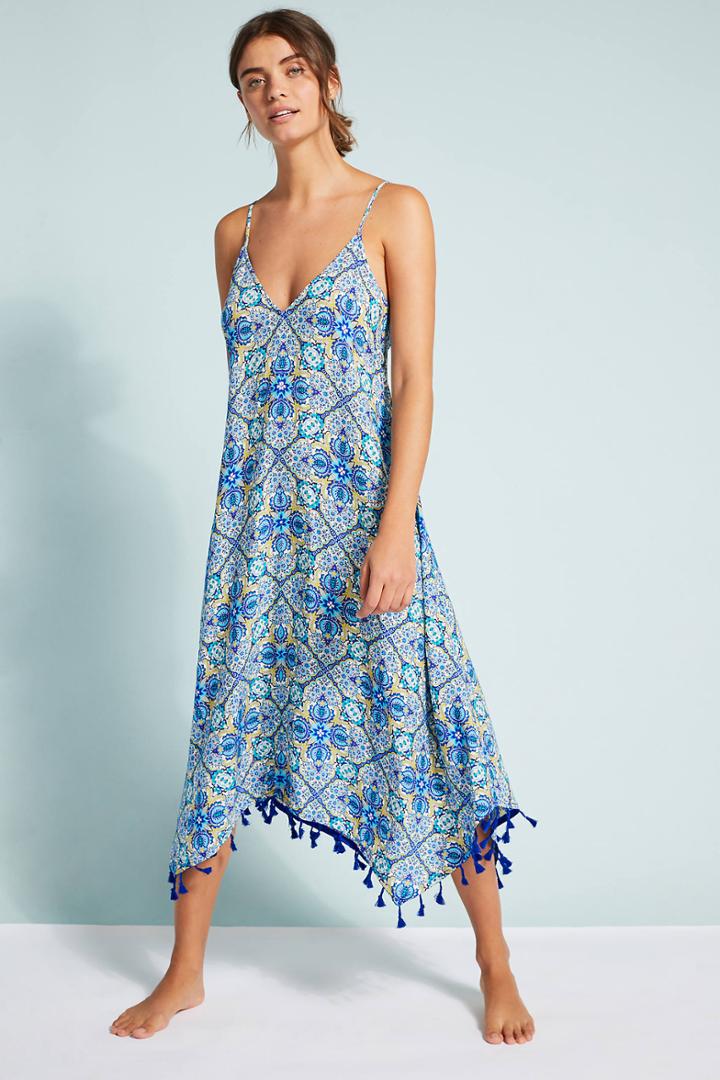 Anthropologie Venice Tasseled Cover-up Dress