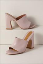 Anthropologie Jaggar Crescent Leather Heels