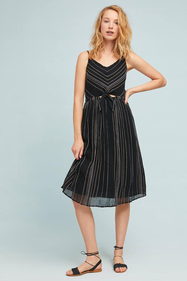 Michael Stars Striped Midi Dress