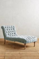 Anthropologie Slub Velvet Orianna Chaise