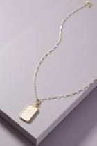 Anthropologie Electric Picks Jewelry Gold Rush Pendant Necklace