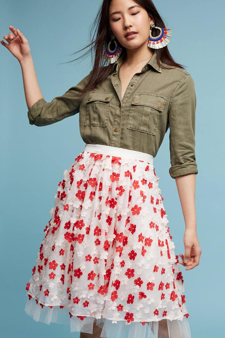 Eva Franco Lola Petal Skirt
