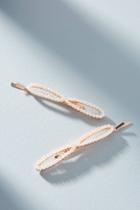 Anthropologie Pearled Infinity Bobby Pin Set