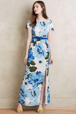Paper Crown Dayflower Maxi Dress