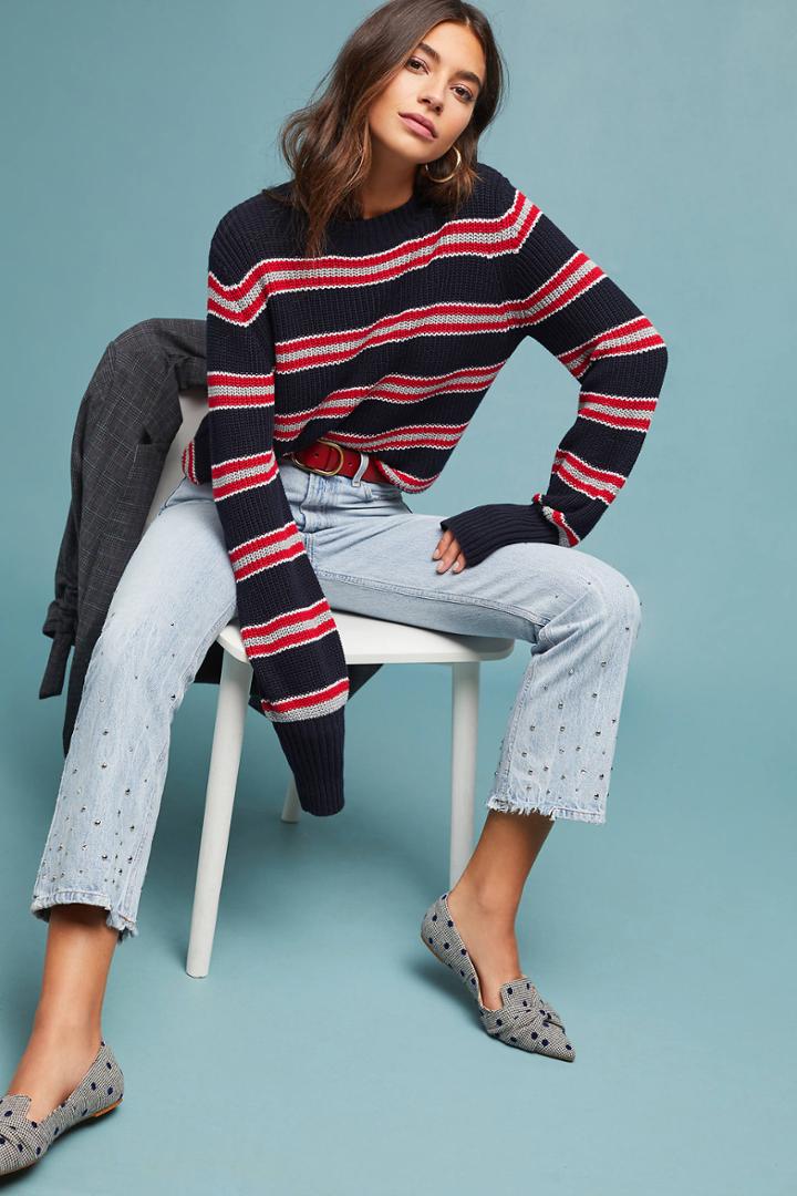 Citizens Of Humanity Citizens Of Humantiy Estella Ultra High-rise Cropped Flare Jeans