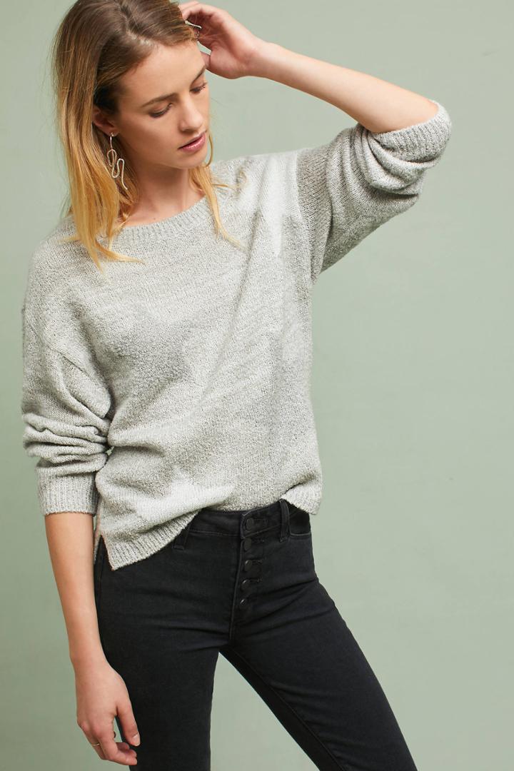 Moth Intarsia Star Sweater