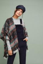 Guillaumond Fringed Plaid Wrap