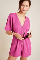 Seafolly Rosa Button-front Romper