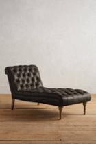 Anthropologie Leather Orianna Chaise