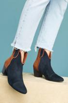 Vanessa Wu Colorblock Western Boots