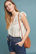 Pilcro And The Letterpress Pilcro Belted Palazzo Shorts