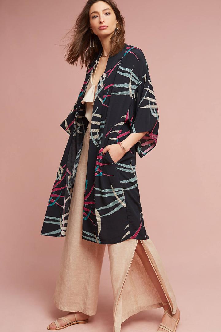 Maeve Kira Long Kimono Jacket