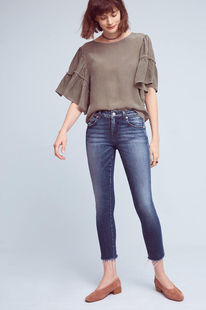 Amo Stix Mid-rise Cropped Skinny Jeans